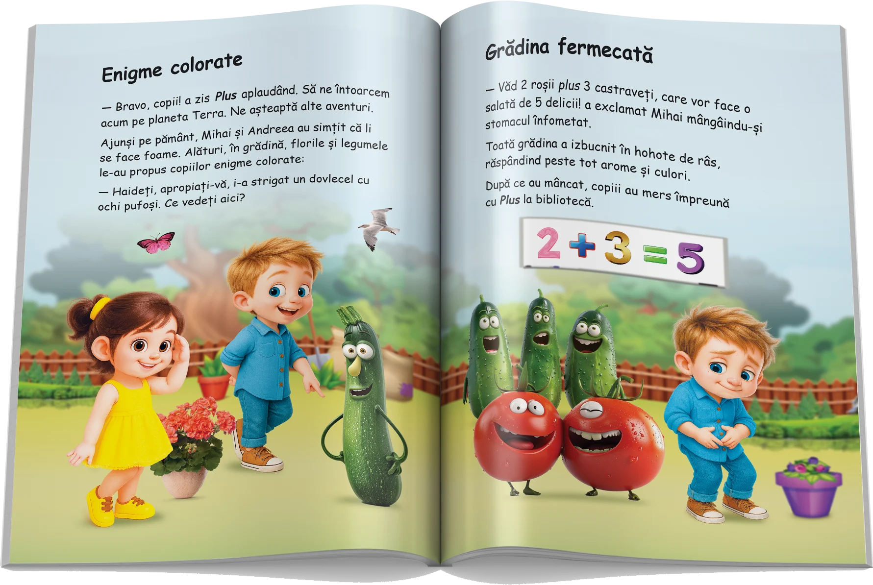 Pagină interioară din Setul Matematică