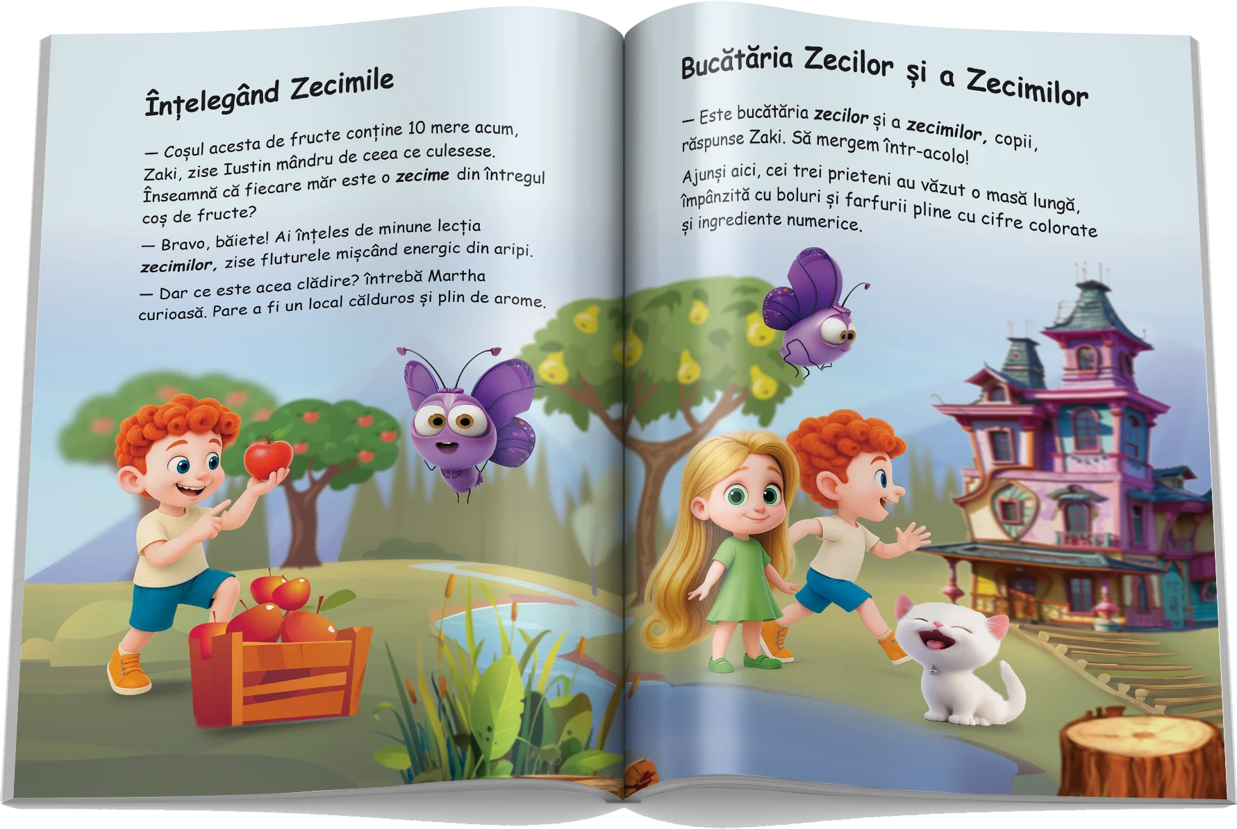 Pagină interioară din Setul Matematică