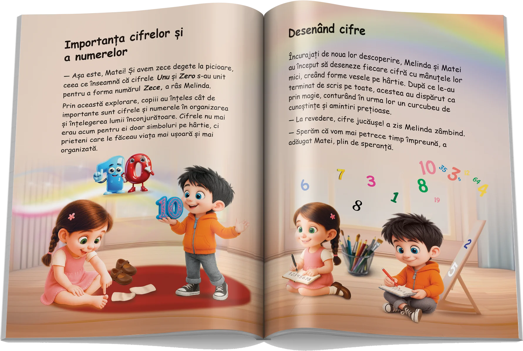 Pagină interioară din Setul Matematică