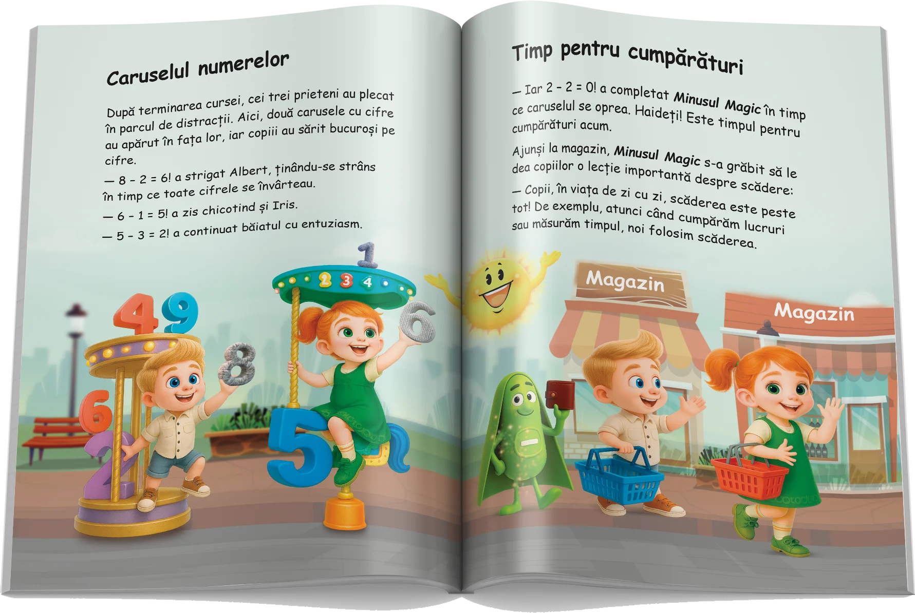 Pagină interioară din Setul Matematică