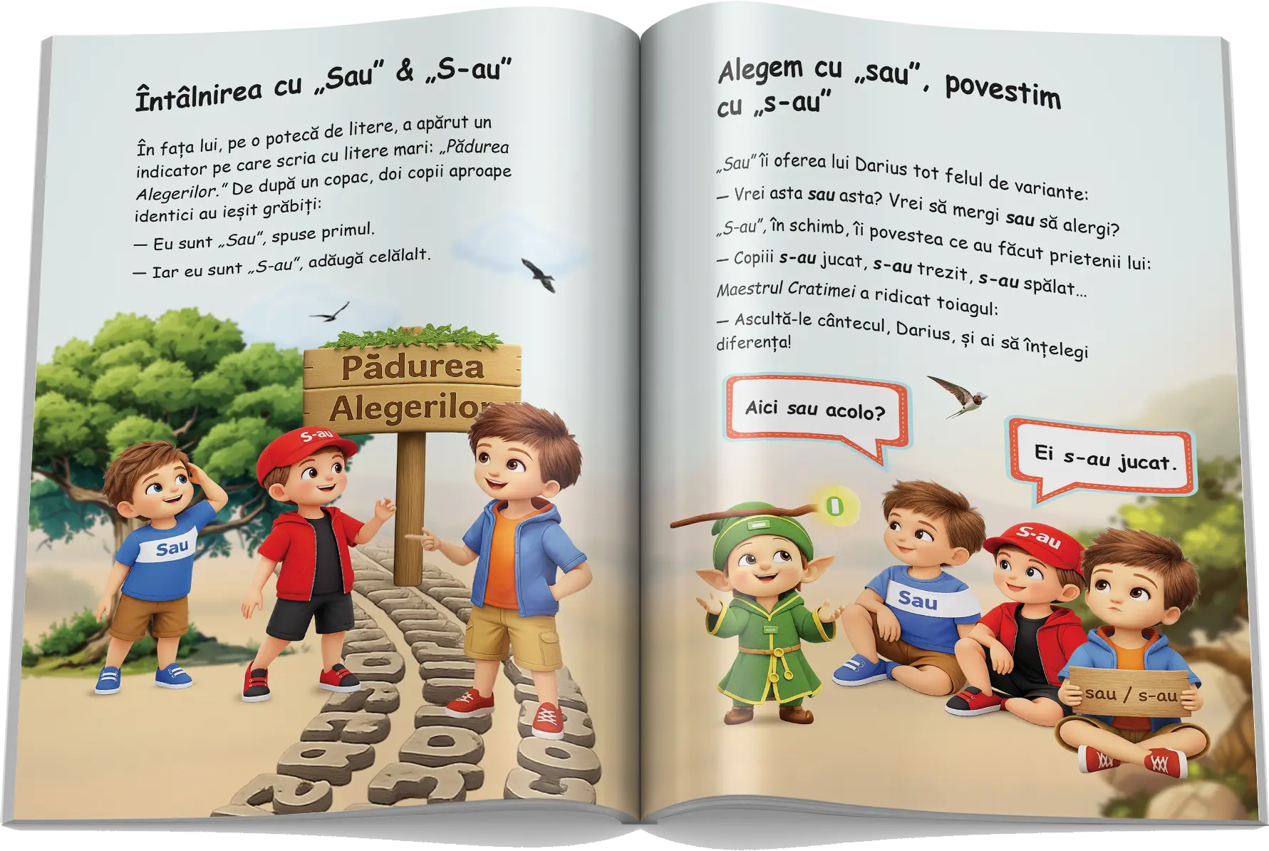 Pagină interioară din Scrierea corectă (ortograme)