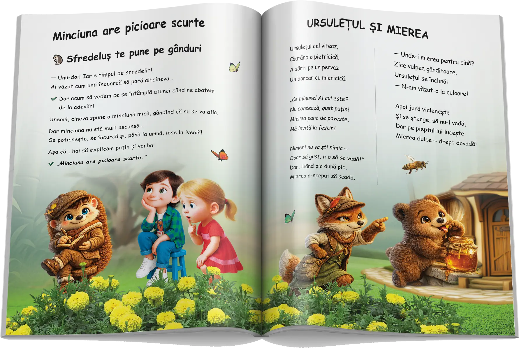 Pagină interioară din Fabule înțelepte