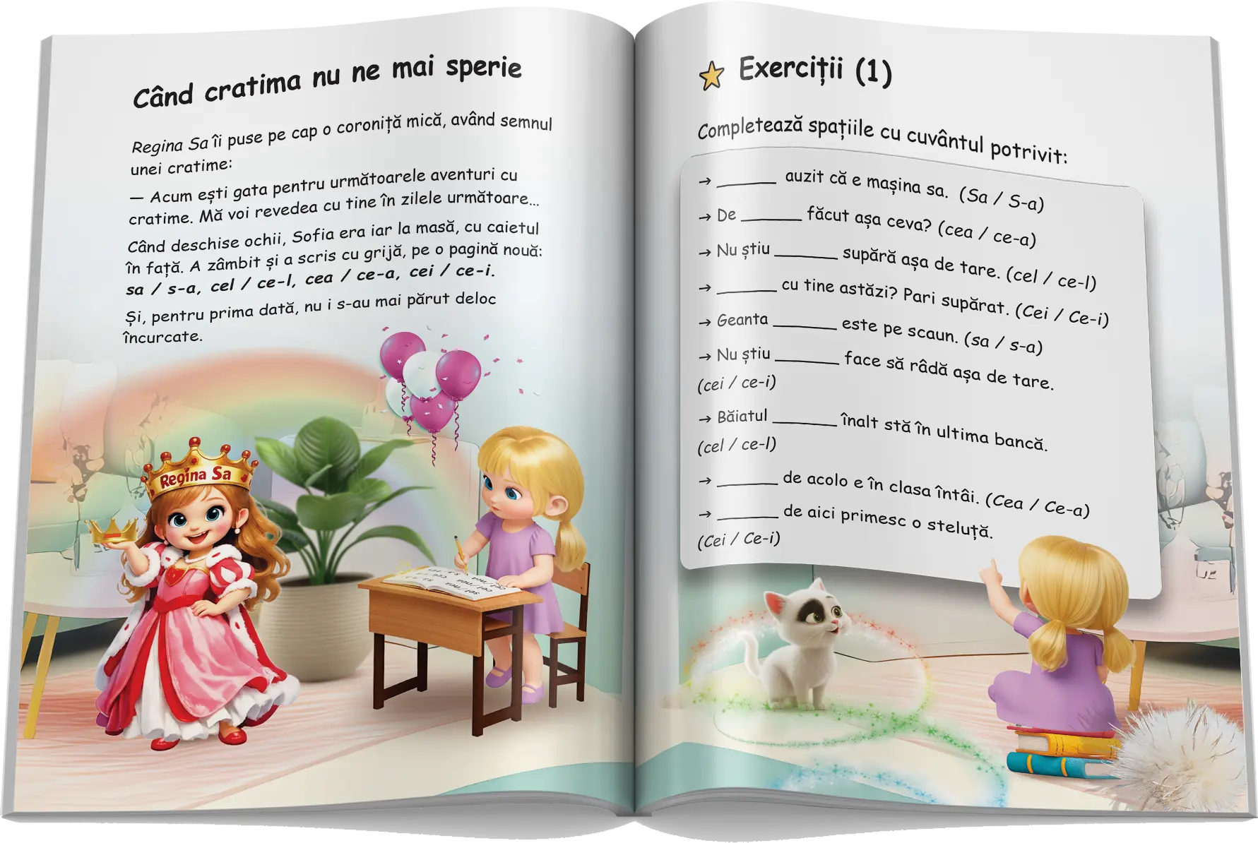 Pagină interioară din Scrierea corectă (ortograme)