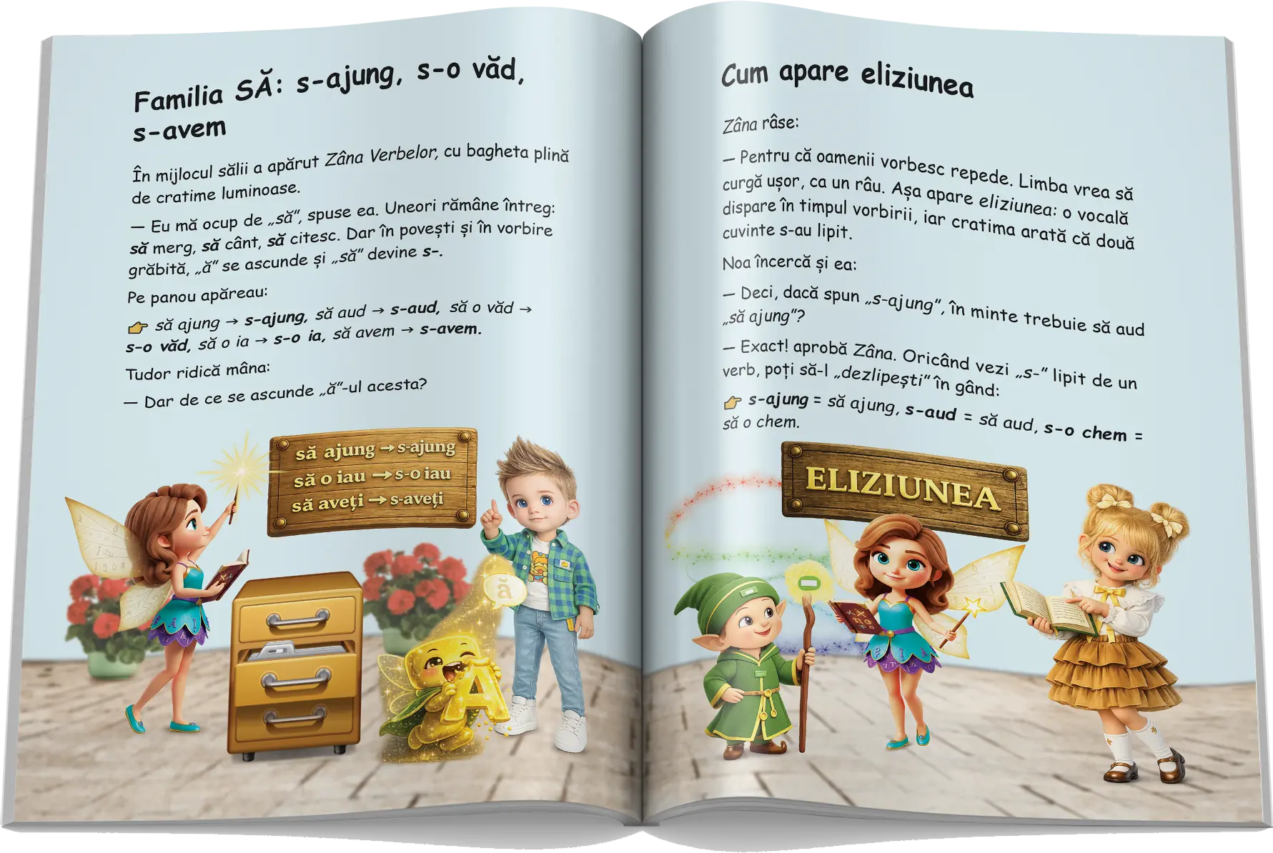 Pagină interioară din Scrierea corectă (ortograme)